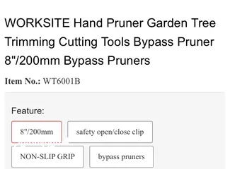  2 By Pass Pruners