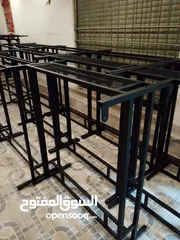  6 ستاندات ملابس حديد جديد  ستاندات عرض ملابس