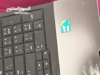  7 لابتوب كور اي 7 معه شاحن رقم شغال بلوصف