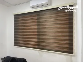  23 تفصيل و تركيب و صيانة جميع انواع ستائر الزيبرا التركية و اللنن و الرولو و جميع انواع الستائر القماش