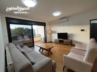  2 شقة مفروشة فخمة مع حديقة خاصة للإيجار في عين منجد