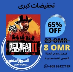  2 ‏GTA V جراند , RED DEAD 2 رد ديد 2 , PS5/PS4