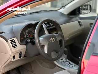  12 تويوتا كورولا للبيع بحاله ممتازه موديل 2009