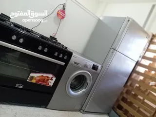  1 بكج اجهزه كهربائيه ماركات عالميه بحال الوكاله استعمال خفيف