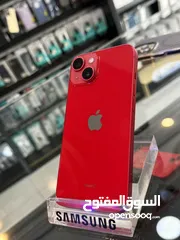  3 iPhone 14  128GB بطارية 90% الجهاز بحال الوكالة مش مفتوح ولا مغير فيه اي اشي متوفر لون احمر و اسود