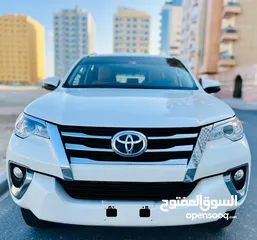  12 A Clean And Well Maintained TOYOTA FORTUNER 2020 White GCC 48,000KM