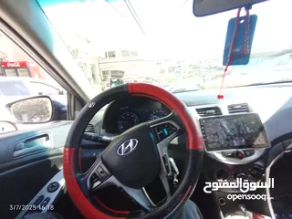  1 هيونداي اكسنت موديل 2015 سولار متور 1600