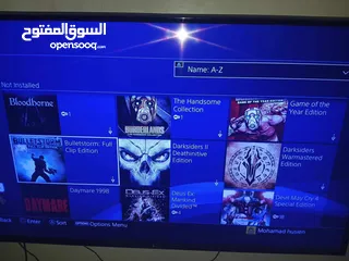  4 حسابPS4 عليه اكثر من100 لعبه