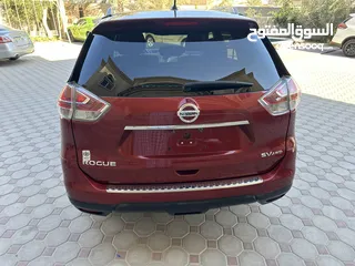  2 Nissan rogue (xtrail)2015 SV AWD Maroon  نيسان روج اكستريل 2015 اس في فورويل لون مارون