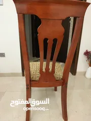  6 طاوله طعام خشب مع كراسي