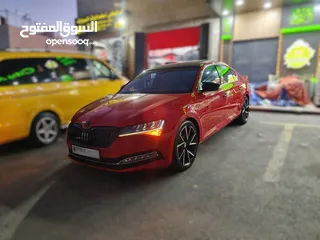  6 الفخامة سكودا سوبيرب 2016 ماطور 2000 ديزل 190 حصان L&K تسيير 2020 ما بعد الفل اضافات بالصلاة عالنبي