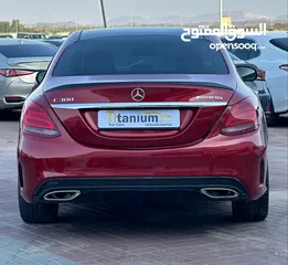  4 مرسيدس C300 بانوراما 2016 مع ضمان 3 سنوات