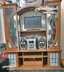  1 عرررطه للبيع مكتبة تلفزيون نوع خارجي نظيف جدا