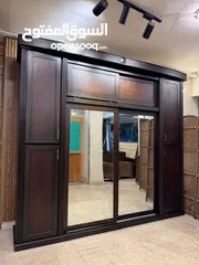  6 غرفه نوم ماستر تفصيل خشب لاتيه وقشره بلوط مستخدمه بحاله ممتازه