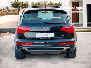  6 AED 1,120 PM  AUDI Q7  S-LINE 3.0 V6   FULL OPTION  GCC  0% DOWNPAYMENT  FAMILY CAR