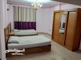  4 شقة للايجار مفروشه في زهراء المعادي كمبود جراندسيتى