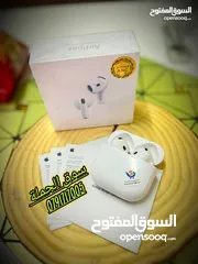  1 أختار الأصلي وريح راسك النسخة الأحدث والأقوى  بطارية تصل إلى 5ساعات من الأستخدام Apple AirPods 4 AN