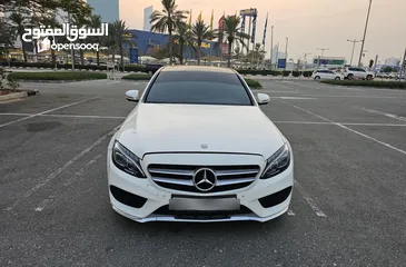  1 مرسيدس C 200, AMG , خليجي , 2017 , رقم 1 , مالك واحد