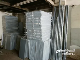  22 رفوف دكسون حديد تفصيل جديد للمحلات والمستودعات والشركات و المكاتب والعيادات والدوائر الحكومية  رفوف