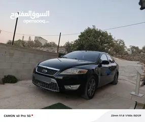  3 فورد مونديو 2008 فرش جلد مطور وجير الف الف فتحة سقف تشغيل بصمة مفتاحين كشافات