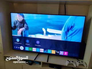  3 Samsung 4K QLED TV 55 inch 2023 Model: Q80C, flowless screen, crash price