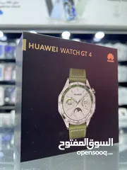  1 Huawei Watch GT4 (46mm) ساعة هواوي 4 باللون الزيتي المميز جدا  توصيل مجاني داخل عمان مناطق محدودة