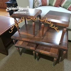  18 طاولات وسط مودرن مع أطقم سكمَلات تركي فاخرة – جودة عالية وألوان متعددة تناسب جميع الأذواق