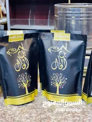  6 اكياس قهوة ومكسرات