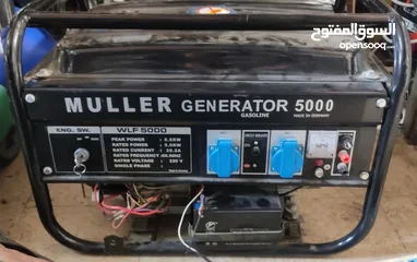  9 مولدات كهربائية اثنين 5.5 KW صناعة المانية جديدة غير مستعملة نهائيا بسعر 600 دينار للاثنين