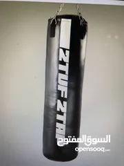  2 مجسم ملاكمة سيلكون مواصفات دوليه + كيس ملاكمة جلد ثقيل 180 سم +عجل شد عضلات المعدة والصدر