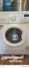  1 غساله LG دايركت درايف 7 كيلو انفيرتر لون ابيض