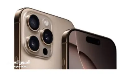  4 iPhone 16 pro  128gb  جديد مكفول من ابل  اللون الموجود desert titanium