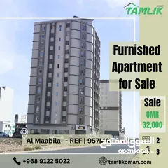  1 Furnished Apartment for Sale in Al Maabila  REF 957MA