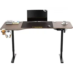  1 طاولة العاب مع تحكم بالارتفاع و الوان ر جي بي Twisted Minds T Shaped Height Adjustable Electric desk