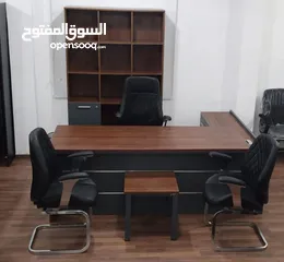  19 تميز بجلستك بأحدث أشكال المكاتب مدير للشركات و المكاتب الفخمه أجود أنواع الخشب باقل التكاليف