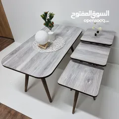  21 طاولات وسط نظام تركي  4 قطع     العرض لفتره محدوده سارع بالطلب