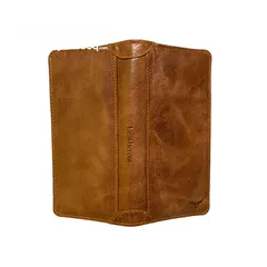  5 Companion Long Bi-Fold Leather Wallet and Card Holder - Slim Fit Pocket Size