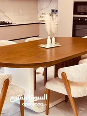  2 طاولة سفرة محلي مودرن