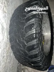  2 جنط فورد f150  لاريت كروم مدهون اسود بحالة الوكاله