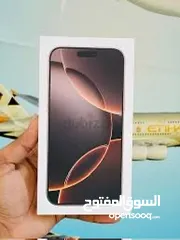  21 iPhone 16 pro max (512GB/256GB) جديد كفالة ابل 12 شهر كفالة إي سستم كفالة 365 كفالة سمارت باي 12شعر