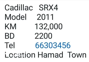  2 للبيع كاديلاك SRX4