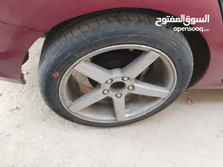  7 جنط فيزون 17 مع كوشوك للبدل