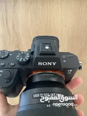  1 كاميرا سوني A7iii + اضاءة جودكس للفيديو مع ستاند ودفيوزر + عدسة سوني