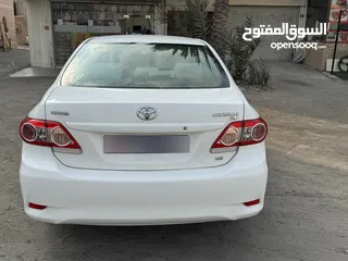  10 Toyota Corolla XLI 1.6L, 2013 Model, Sedan. White color