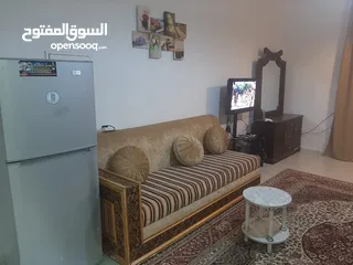  1 للايجار بعجمان استوديو مفروش قريب من جسر غلفا وشارع خليفه