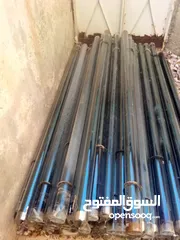  3 انابيب سخانات شمسية مستعملة بحالة الجديد