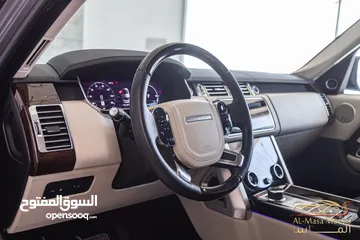  21 Range Rover Vogue Hse 2020 Plug in hybrid   السيارة بحالة الوكالة و قطعت مسافة 50,000 ميل فقط