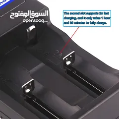  4 شاحن بطاريات ثنائي  ليثيوم مع شاشة عالي الجودة LIITOKALA LII-PD2 Smart Battery Charger