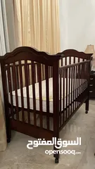  3 سرير أطفال جديد لون ملكي خشبي مع المرتبه الطبيه