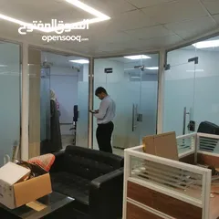  17 OFFICE PARTITION MIRROR GLASS